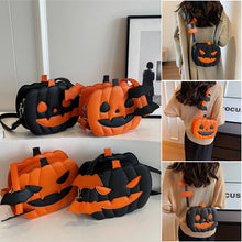 Load image into Gallery viewer, Halloween Creative Cartoon Pumpkin Crossbody Bag