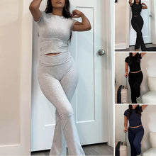 Load image into Gallery viewer, Women's Solid Loungewear Set