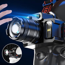Load image into Gallery viewer, USB Rechargeable Waterproof LED Headlamp