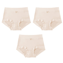 Load image into Gallery viewer, Premium Satin Antibacterial Ice Silk Moisture-absorbing Pantiess （3PCS）