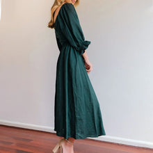 Load image into Gallery viewer, French Ruffled Lantern Sleeves Multi-wear Dress