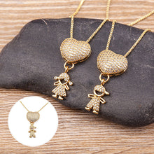 Load image into Gallery viewer, Love and my kids - Mother's Love Necklace