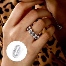 Load image into Gallery viewer, Oval Wide Zirconia Ring