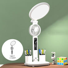 Load image into Gallery viewer, Desk Lamp Plug-in LED Fan Light Foldable Eye Protection Reading Night Light