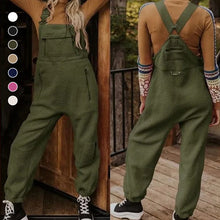 Load image into Gallery viewer, Women's Fleece Warm Loose Casual Jumpsuits
