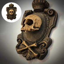 Load image into Gallery viewer, Hanging Skull Plaque