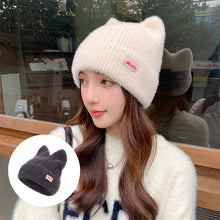 Load image into Gallery viewer, Cute Cat Ear Beanie Hat