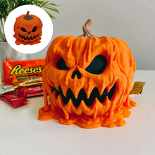 Load image into Gallery viewer, Melting Halloween Pumpkin Candy Bowl