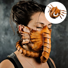 Load image into Gallery viewer, Hand Stitch Leather Scorpion Mask