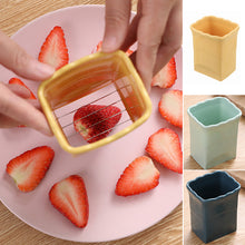 Load image into Gallery viewer, Fruit Egg Stainless Steel Strawberry Slicer