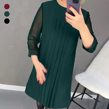 Load image into Gallery viewer, Straight Dress With Medium Length Sleeves