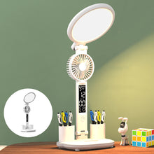 Load image into Gallery viewer, Desk Lamp Plug-in LED Fan Light Foldable Eye Protection Reading Night Light