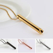 Load image into Gallery viewer, Stainless Steel Whistle Necklace