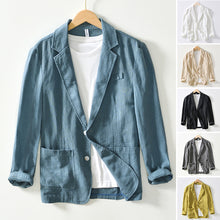 Load image into Gallery viewer, Classic Linen Blazer