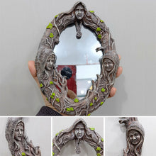 Load image into Gallery viewer, Triple Goddess Wall Hanging Mirror