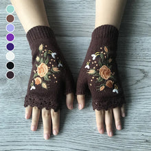 Load image into Gallery viewer, Hand Embroidered Gloves