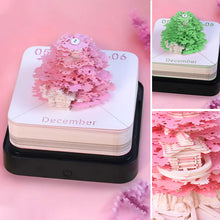 Load image into Gallery viewer, Tree House Paper Sculpture Calendar