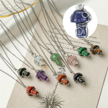 Load image into Gallery viewer, Natural Crystal Mushroom Pendant