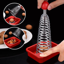 Load image into Gallery viewer, Stainless Steel Spring Walnut Opener