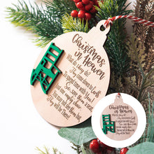 Load image into Gallery viewer, Heavenly Chair Christmas Memorial Charm