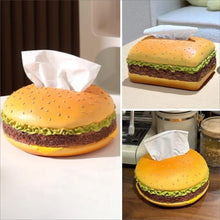 Load image into Gallery viewer, Charming Burger Tissue Box