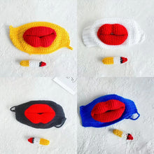 Load image into Gallery viewer, Sausage Mouth Hand Knitted Mask