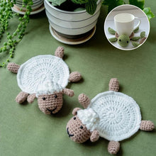 Load image into Gallery viewer, Potholder Hand Knitted Mug Coaster