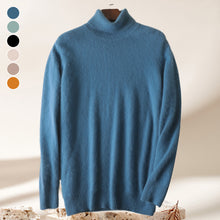 Load image into Gallery viewer, Men's Mink Turtleneck Bottoming Sweater