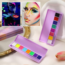 Load image into Gallery viewer, Water-Soluble Fluorescent Makeup Palette