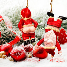 Load image into Gallery viewer, Playful Butt Santa Ornaments