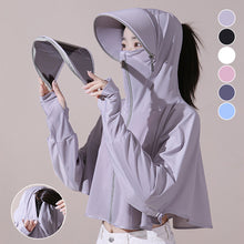 Load image into Gallery viewer, Ice Silk UV Protection Hooded Windbreaker Jacket
