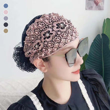 Load image into Gallery viewer, Women's Floral Lace Headwrap