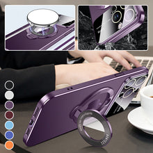 Load image into Gallery viewer, Large Window Phone Case Leak Label Magnetic Bracket