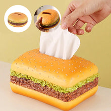 Load image into Gallery viewer, Charming Burger Tissue Box