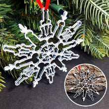 Load image into Gallery viewer, Christmas Snowflake Ornaments