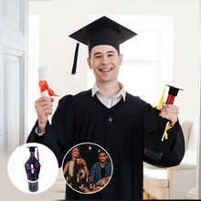 Load image into Gallery viewer, Graduation Cap And Gown Bottle Cover