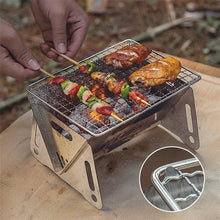Load image into Gallery viewer, Stainless Steel Collapsible Grill