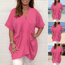 Load image into Gallery viewer, V Neck Draped Top