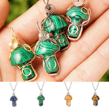Load image into Gallery viewer, Natural Crystal Mushroom Pendant