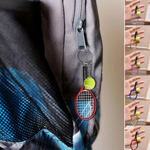 Load image into Gallery viewer, Mini Tennis Racket Keychain