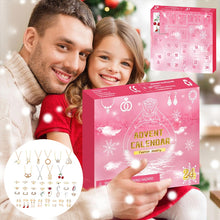 Load image into Gallery viewer, Christmas Advent Calendar Blind Box Jewelry 24 Piece Set