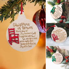 Load image into Gallery viewer, Heavenly Chair Christmas Memorial Charm