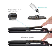 Load image into Gallery viewer, Steam Flat Iron Hair Straightener