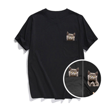Load image into Gallery viewer, Hidden Middle Finger Signed Funny Cat Printed T-Shirt