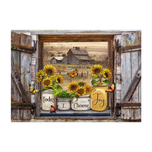Load image into Gallery viewer, Sommerfugl Solsikker Vegg Art