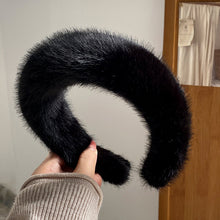 Load image into Gallery viewer, Warm Faux Mink Plush Headband