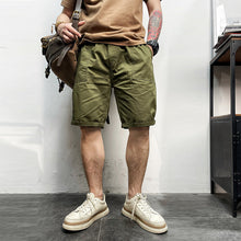 Load image into Gallery viewer, Men's Drawstring Elastic Waist Shorts