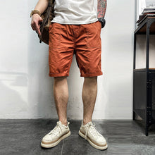 Load image into Gallery viewer, Men's Drawstring Elastic Waist Shorts