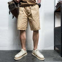 Load image into Gallery viewer, Men's Drawstring Elastic Waist Shorts