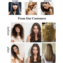 Load image into Gallery viewer, Steam Flat Iron Hair Straightener